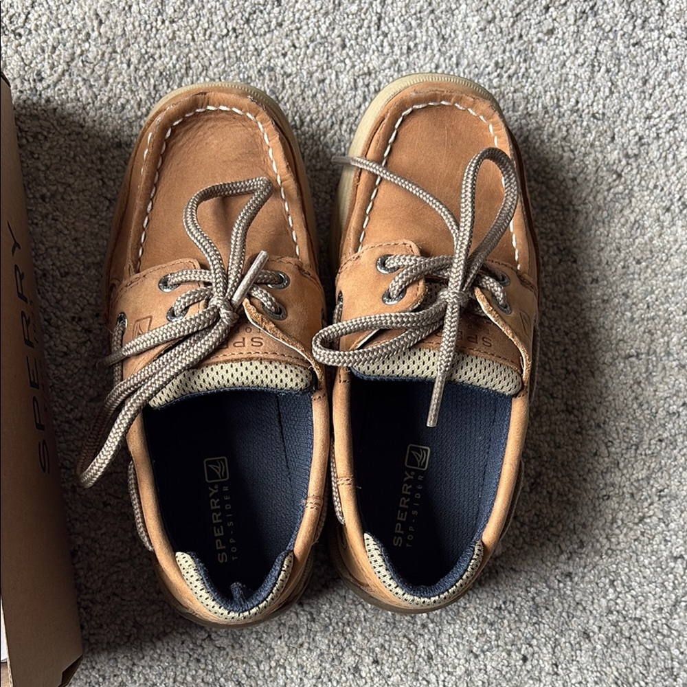 Sperry Tan Boat Shoes